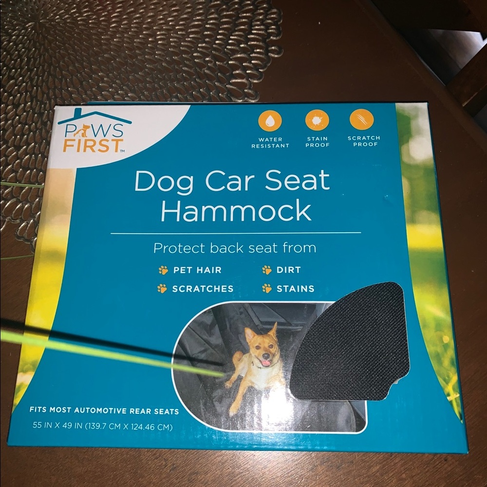 Dog car seat hammock